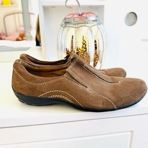 2 FOR $20 Naturalizer Fadrina Leather Suede Loafer Light Brown Comfort Slip On 6